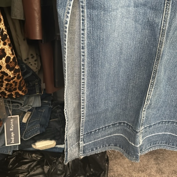 Levi’s maxi skirt with side slit and raw hem - Picture 2 of 5